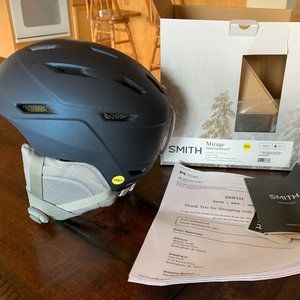 Smith Mirage Ski & Snow Helmet women's size small matte metallic French Navy